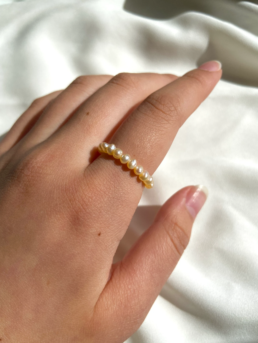 pearl bead ring